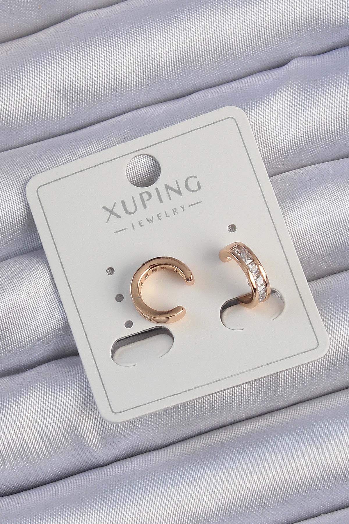 Erb%20Xuping%20Rose%20Renk%20Zirkon%20Taş%20Kaplama%20Earcuff%20Küpe