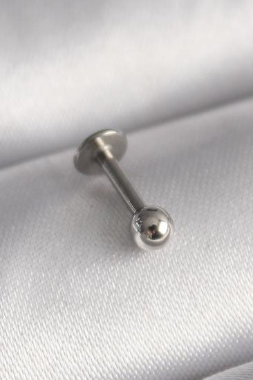 Erb 316L Çelik Gümüş Renk Topçuk Piercing