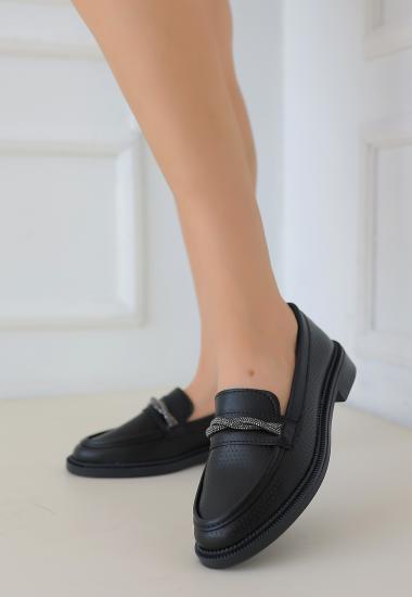Woni Siyah Cilt Babet Ayakkabı